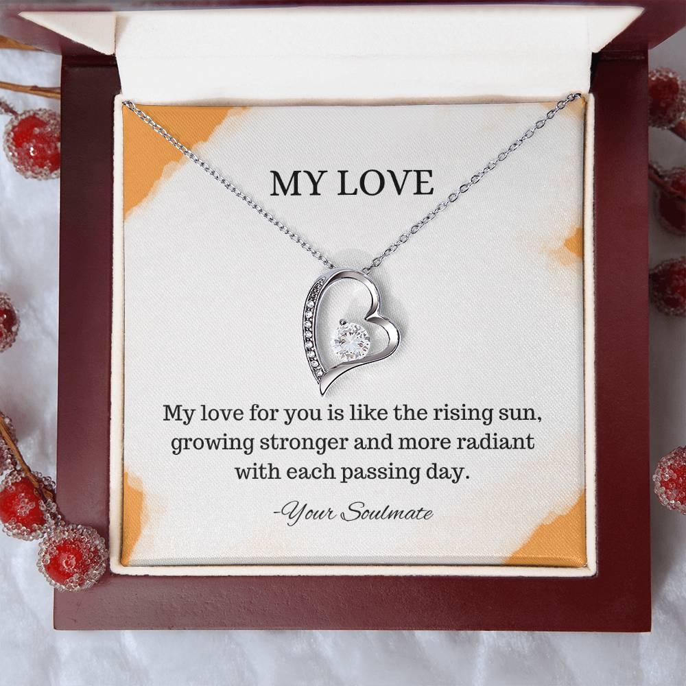 Forever Love Necklace Pendant Gift For Soulmate - Camili Bel Creations Gift Shop