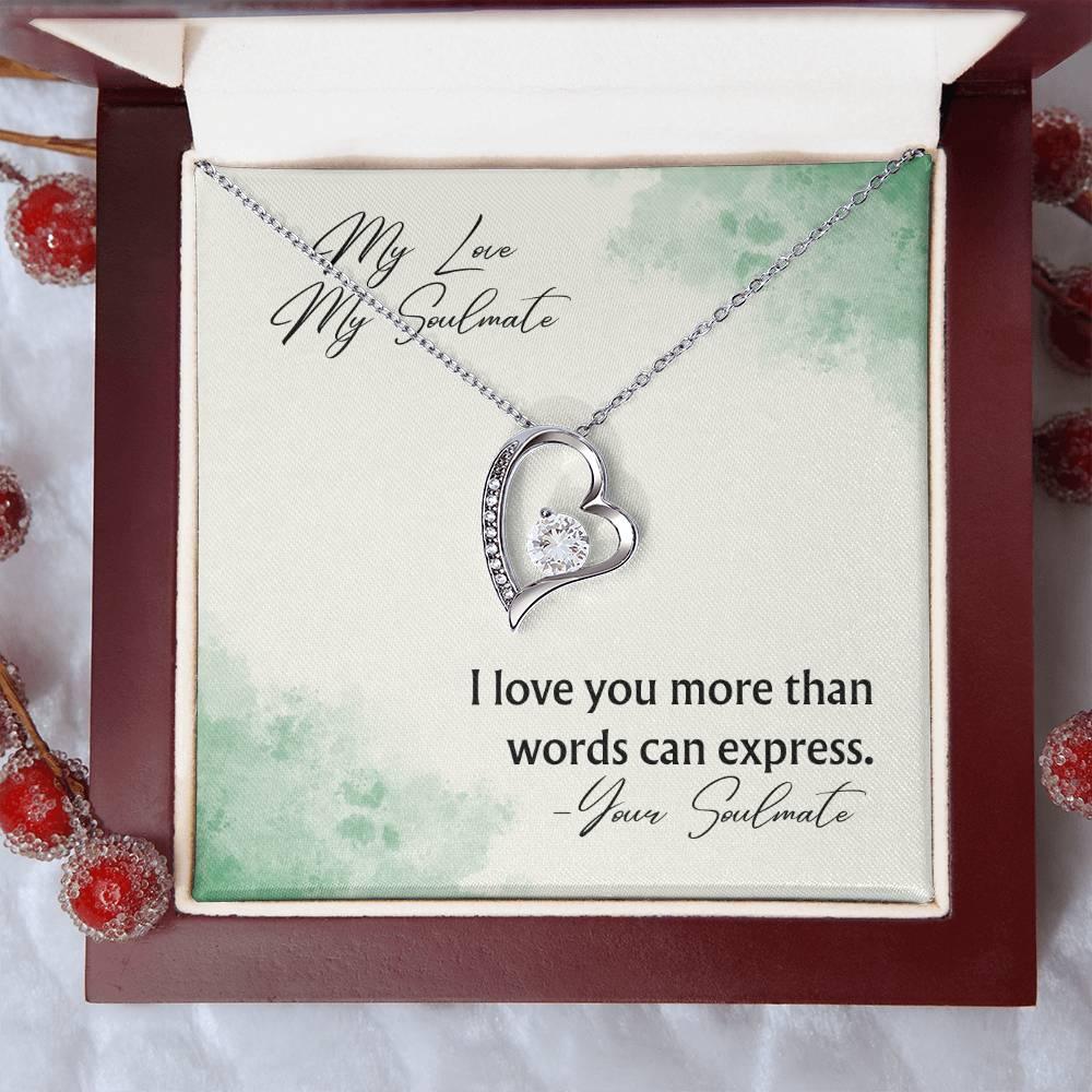 Forever Love Necklace Pendant Gift For Soulmate - Camili Bel Creations Gift Shop