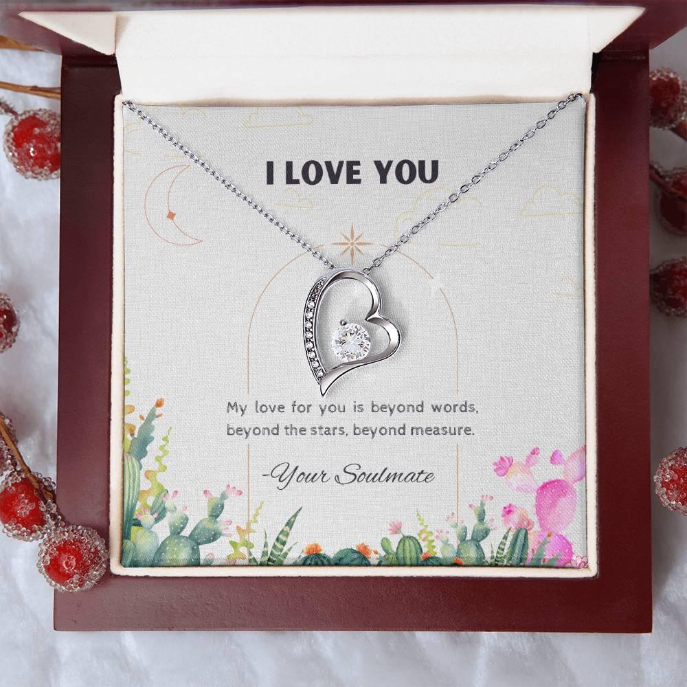 Forever Love Necklace Pendant Gifft For Soulmate - Camili Bel Creations Gift Shop