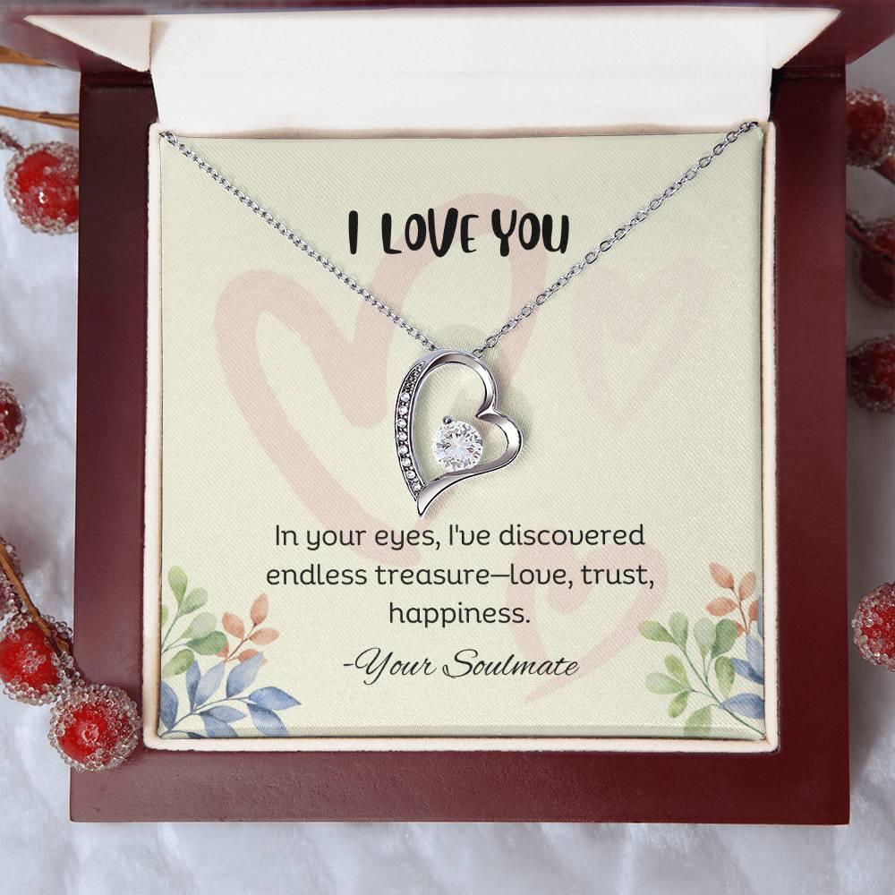 Forever Love Necklace Pendant Gift For Soulmate - Camili Bel Creations Gift Shop