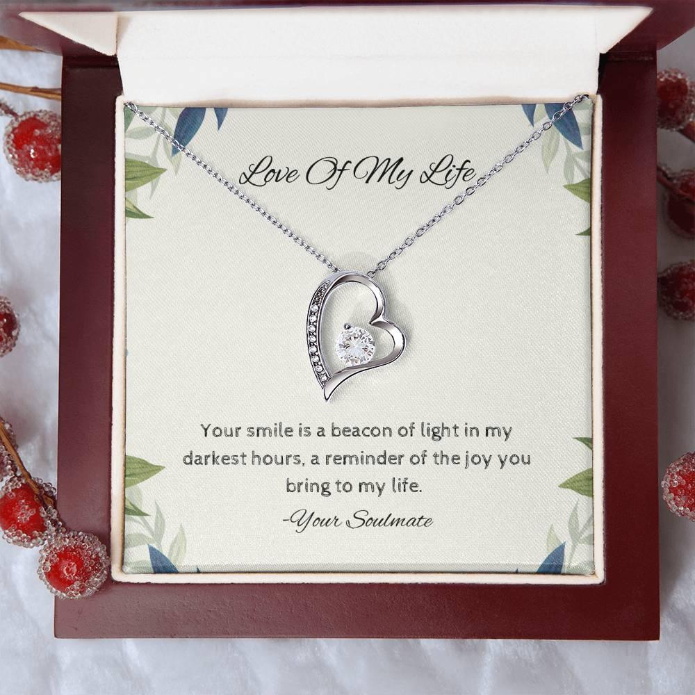 Forever Love Necklace Pendant Gift For Soulmate - Camili Bel Creations Gift Shop
