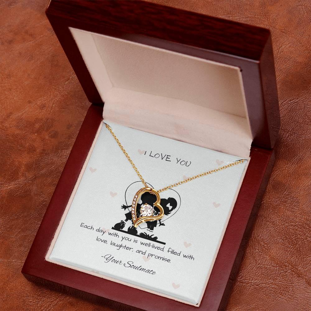 Forever Love Necklace Pendant Gift For Soulmate - Camili Bel Creations Gift Shop