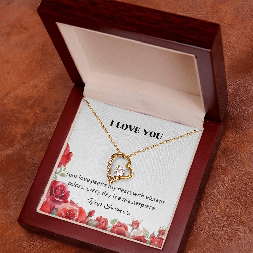 Forever Love Necklace Pendant Gift For Soulmate - Camili Bel Creations Gift Shop