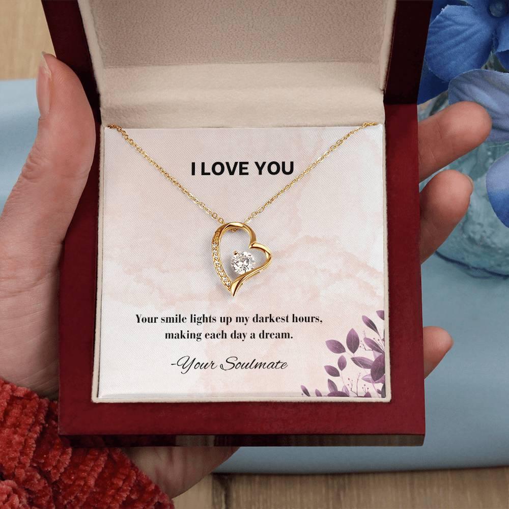Forever Love Necklace Pendant Gift For Soulmate - Camili Bel Creations Gift Shop