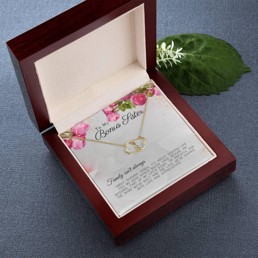 Everlasting Love Necklace for the Best Bonus Sister - Camili Bel Creations Gift Shop