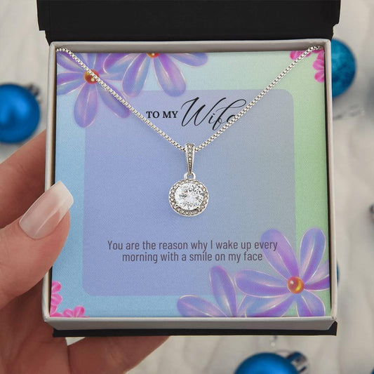 Eternal Hope Necklace 14K I Sweet reminder gift from a husband to his wife. - Camili Bel Creations Gift Shop