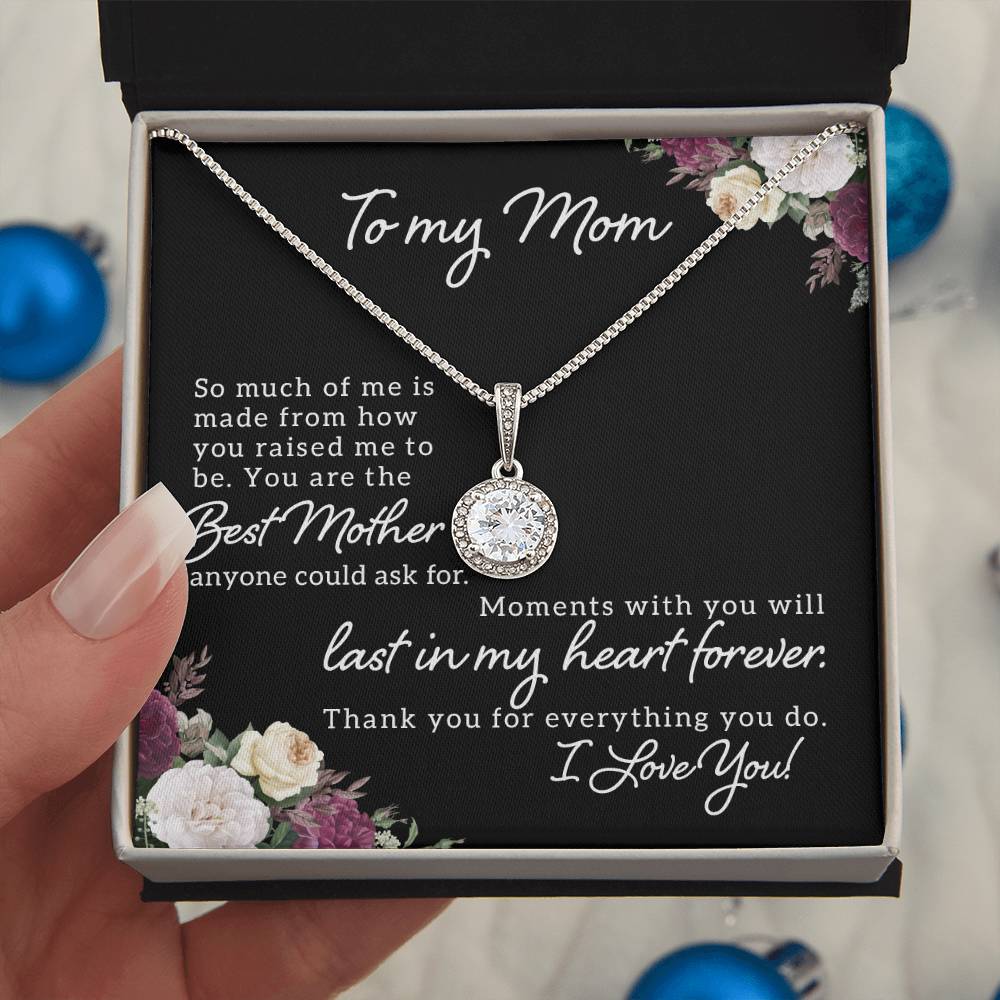 Eternal Hope Necklace 14 K White Gold Finish I The Perfect Gift For Best Mother - Camili Bel Creations Gift Shop