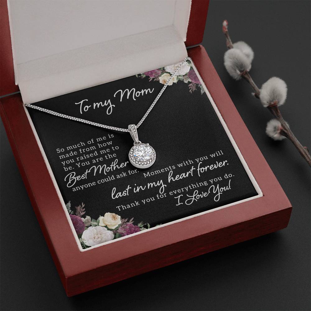 Eternal Hope Necklace 14 K White Gold Finish I The Perfect Gift For Best Mother - Camili Bel Creations Gift Shop