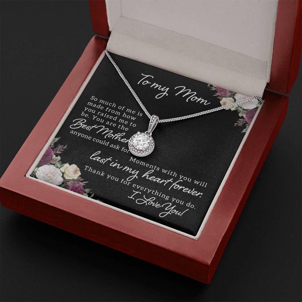 Eternal Hope Necklace 14 K White Gold Finish I The Perfect Gift For Best Mother - Camili Bel Creations Gift Shop
