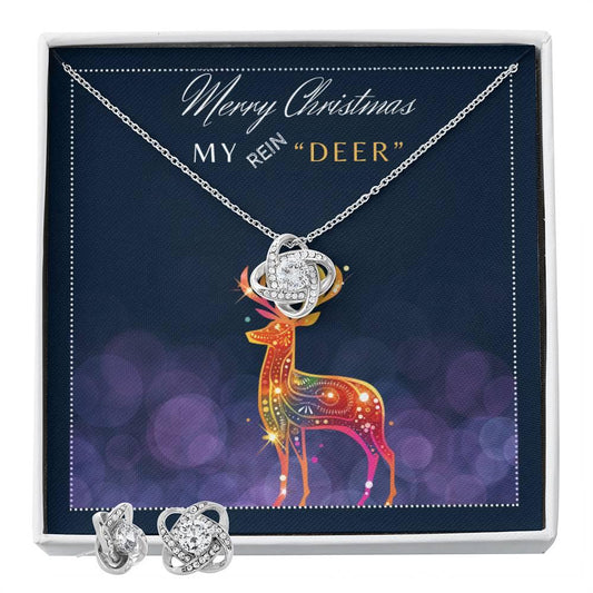 Love Knot Necklace 14K I To My Wife - Camili Bel Creations Gift Shop