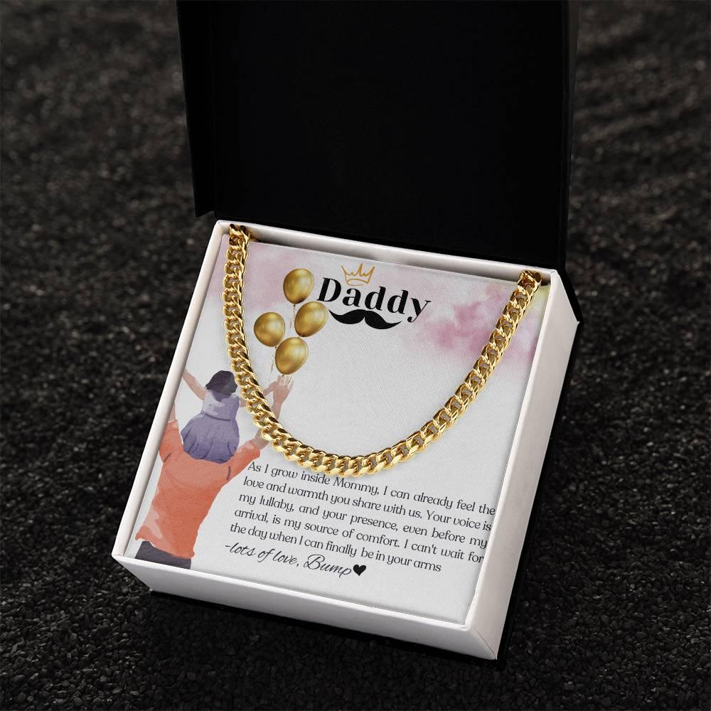 To My Amazing Dad To Be I Classic Cuban Link Necklace - Camili Bel Creations Gift Shop
