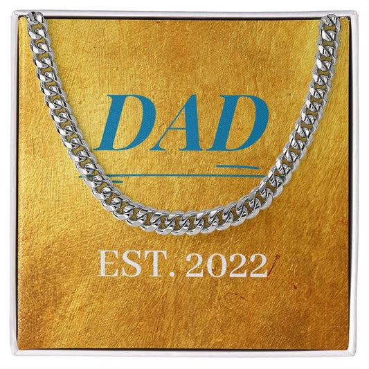 14K Yellow Gold Cuban Link Chain - Epic Gift For Dad - Camili Bel Creations Gift Shop