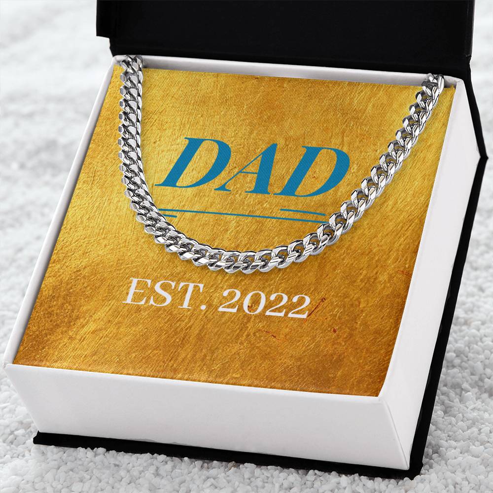 14K Yellow Gold Cuban Link Chain - Epic Gift For Dad - Camili Bel Creations Gift Shop