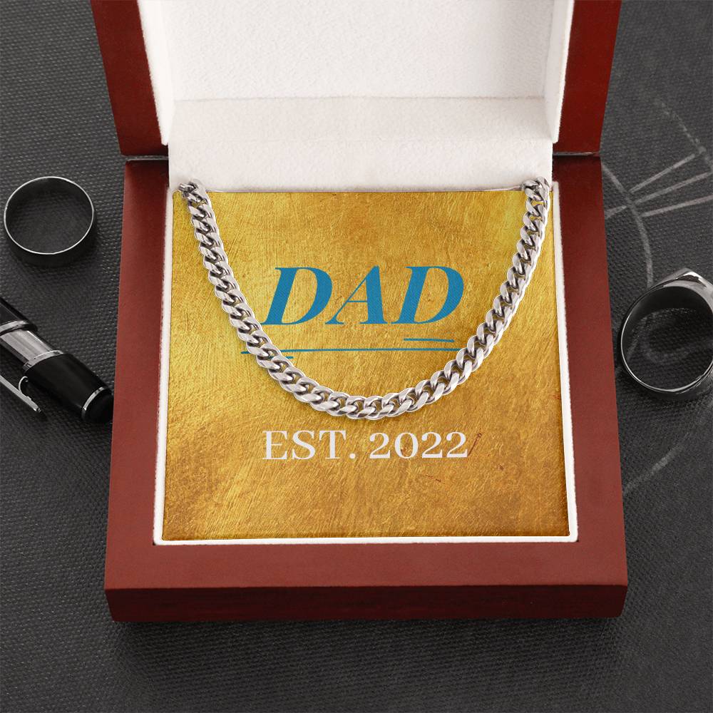 14K Yellow Gold Cuban Link Chain - Epic Gift For Dad - Camili Bel Creations Gift Shop