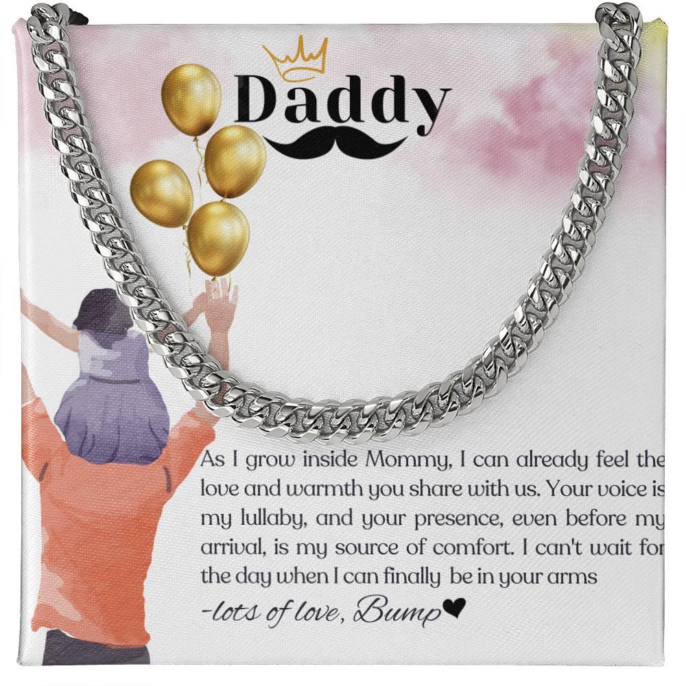 To My Amazing Dad To Be I Classic Cuban Link Necklace - Camili Bel Creations Gift Shop