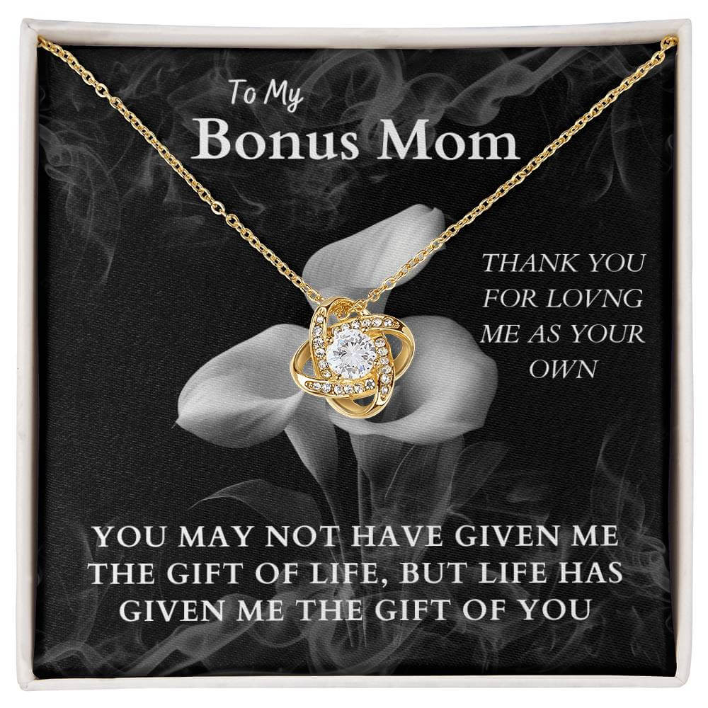 Stunning Love Knot Necklace For Bonus Mom - Camili Bel Creations Gift Shop