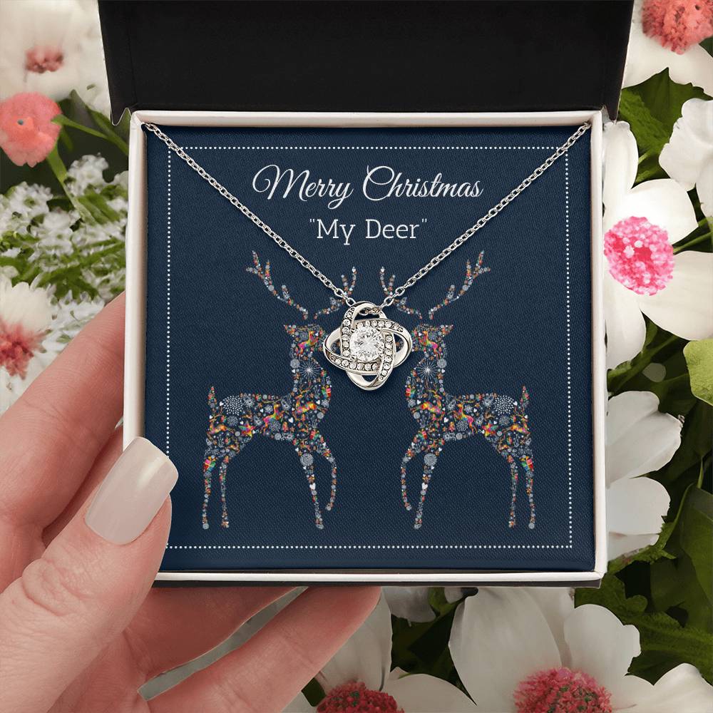 Love Knot Necklace: The Perfect Christmas Gift for Your Wife For Christmas - Camili Bel Creations Gift Shop