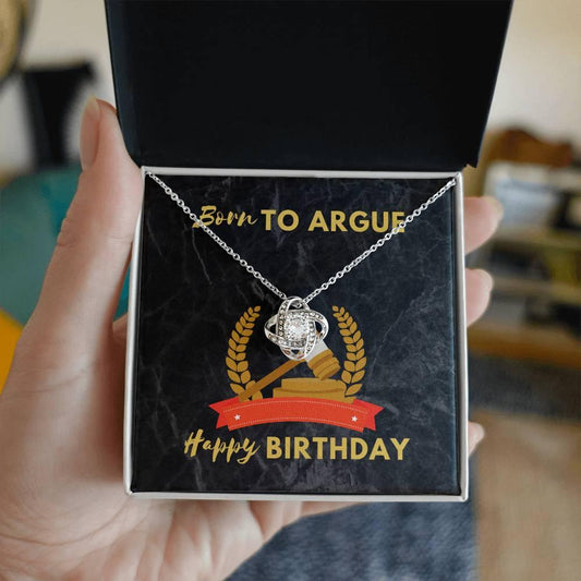 Love Knot Necklace - Birthday Gift For Student In Law - Camili Bel Creations Gift Shop