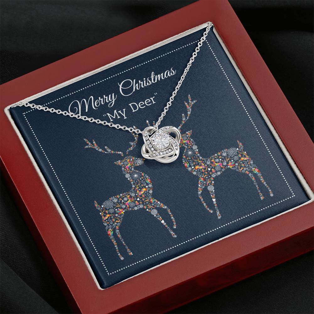 Love Knot Necklace: The Perfect Christmas Gift for Your Wife For Christmas - Camili Bel Creations Gift Shop