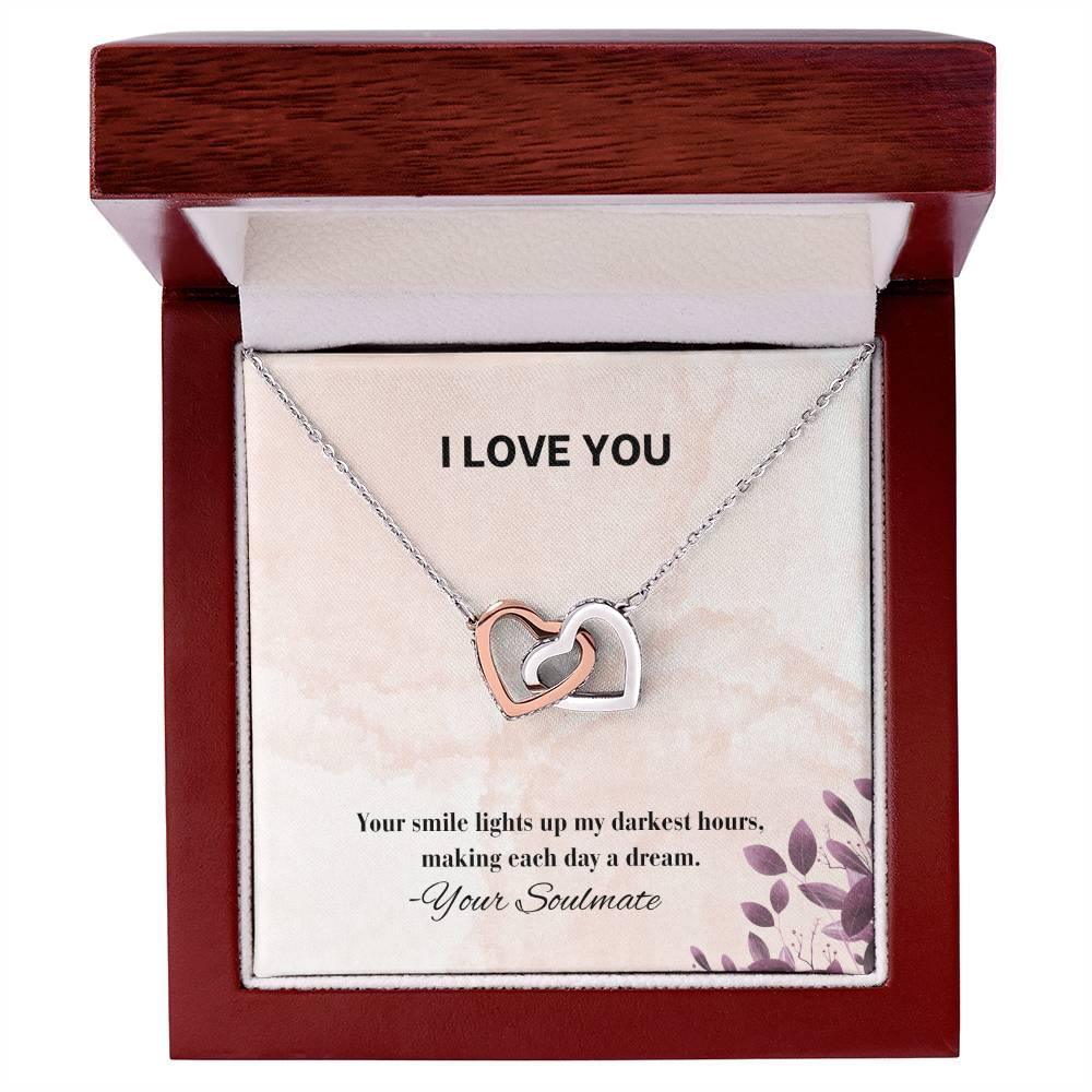 Interlocking Hearts Necklace I Gift For Your Soulmate - Camili Bel Creations Gift Shop