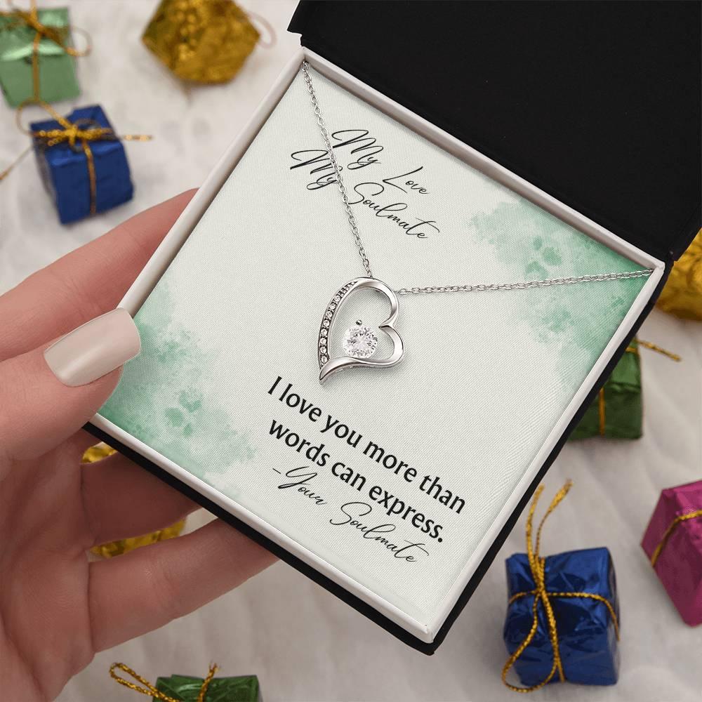 Forever Love Necklace Pendant Gift For Soulmate - Camili Bel Creations Gift Shop