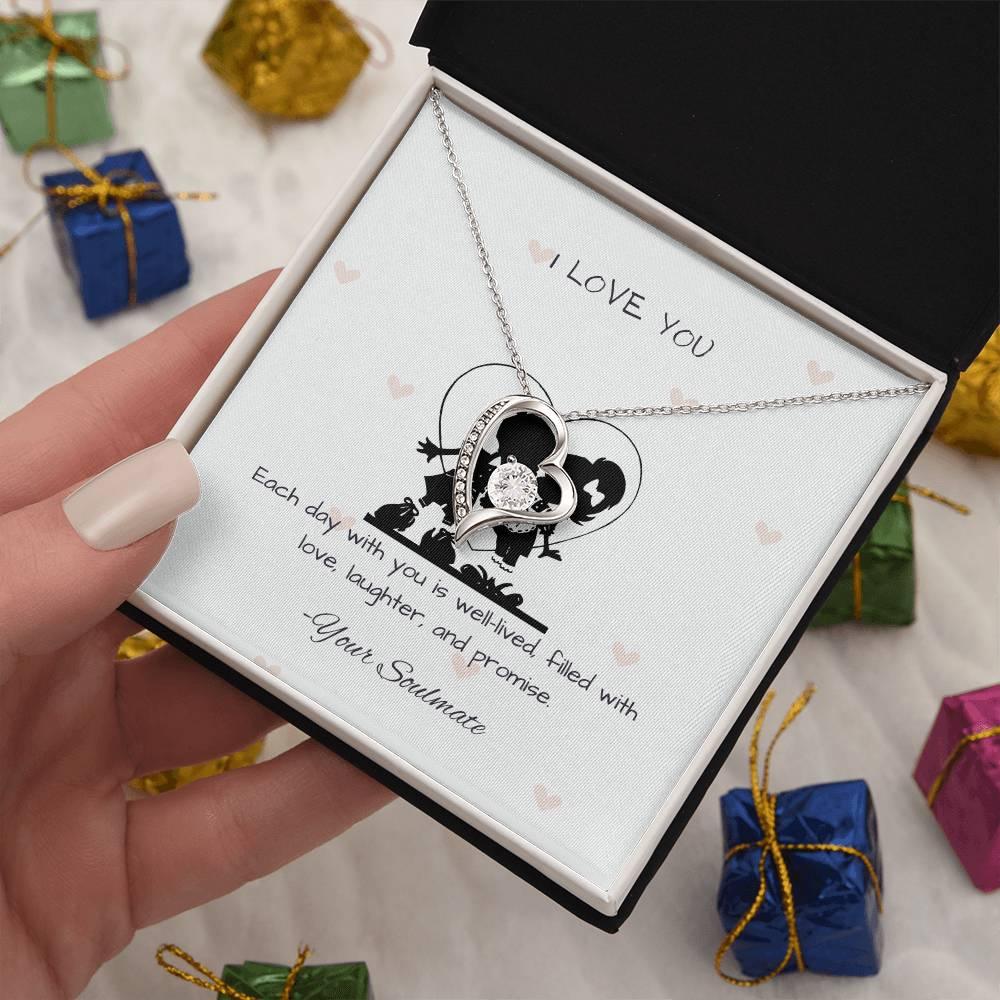 Forever Love Necklace Pendant Gift For Soulmate - Camili Bel Creations Gift Shop