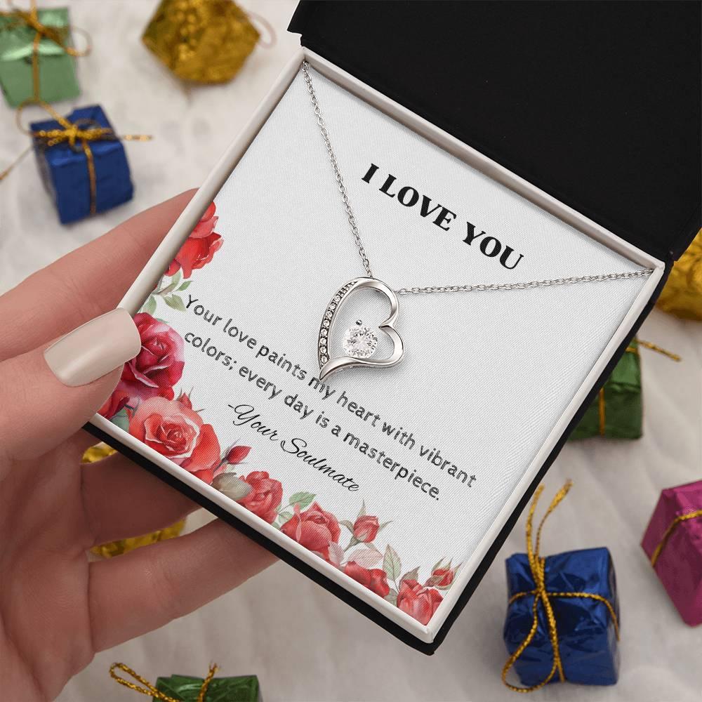 Forever Love Necklace Pendant Gift For Soulmate - Camili Bel Creations Gift Shop