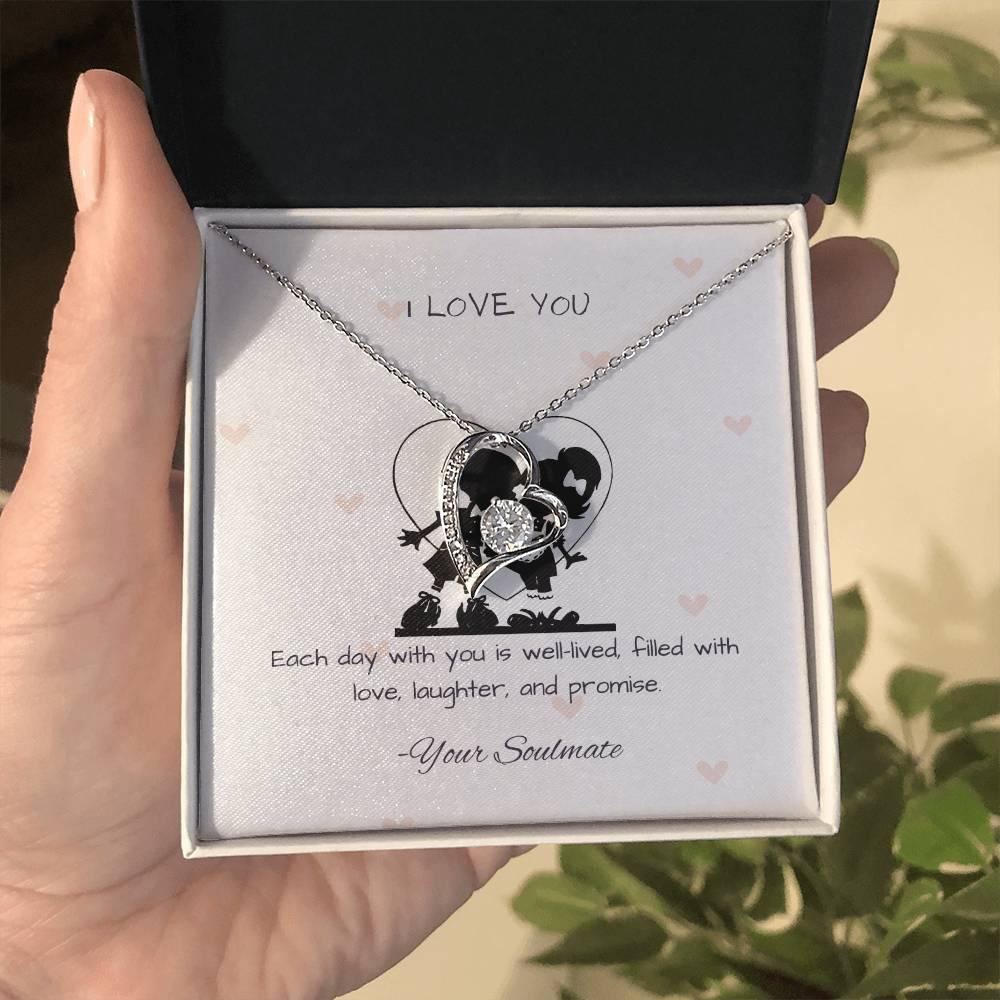 Forever Love Necklace Pendant Gift For Soulmate - Camili Bel Creations Gift Shop
