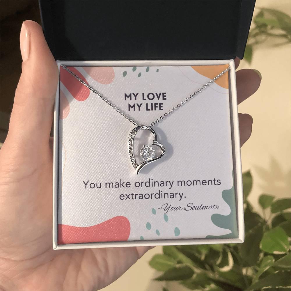 Forever Love Necklace Pendant Gift For Soulmate - Camili Bel Creations Gift Shop