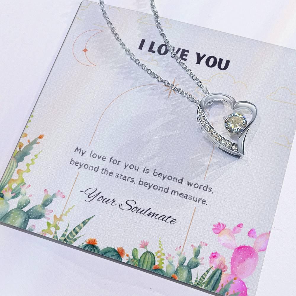 Forever Love Necklace Pendant Gifft For Soulmate - Camili Bel Creations Gift Shop
