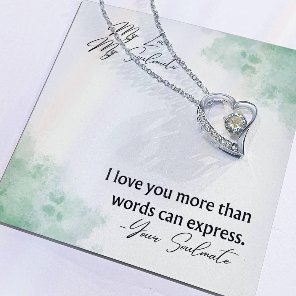 Forever Love Necklace Pendant Gift For Soulmate - Camili Bel Creations Gift Shop