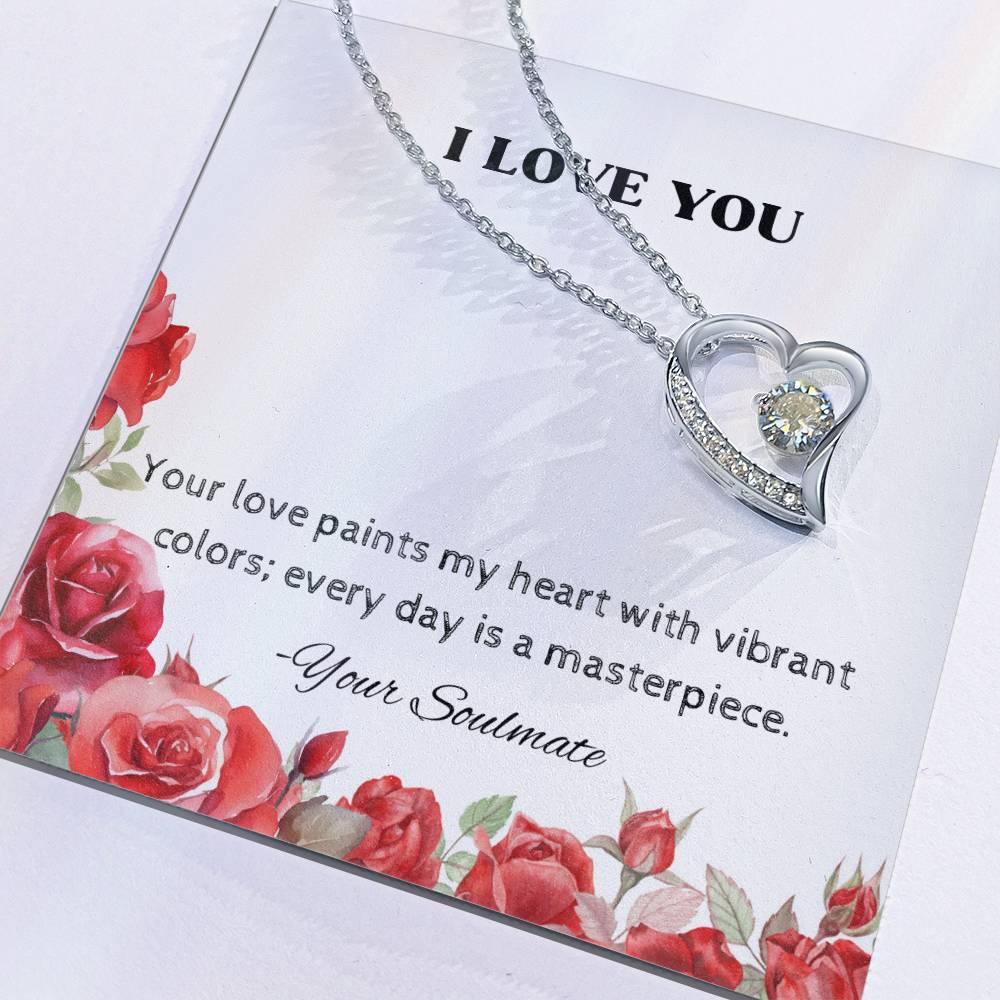 Forever Love Necklace Pendant Gift For Soulmate - Camili Bel Creations Gift Shop
