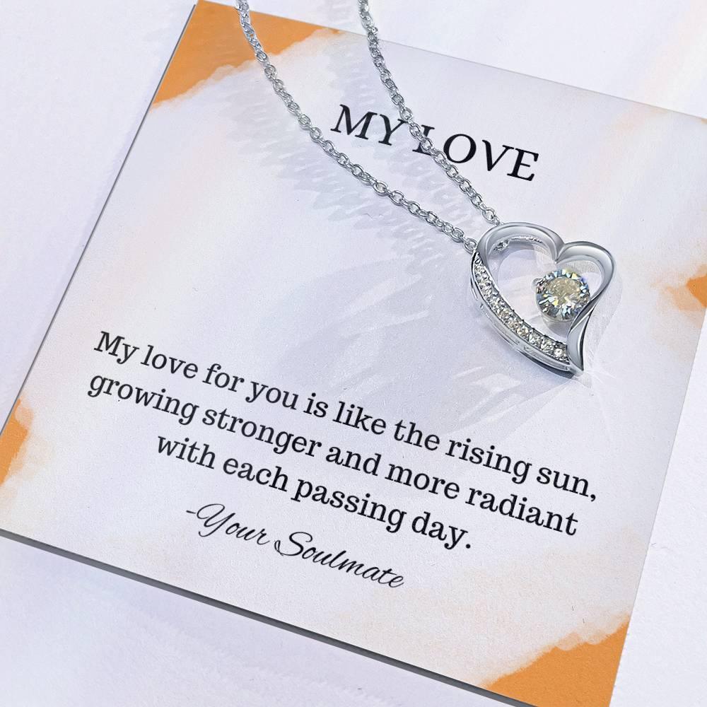 Forever Love Necklace Pendant Gift For Soulmate - Camili Bel Creations Gift Shop