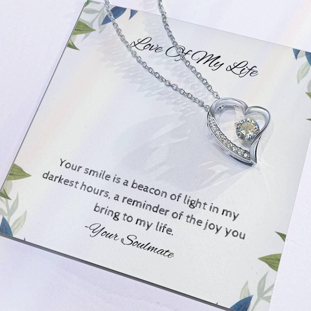 Forever Love Necklace Pendant Gift For Soulmate - Camili Bel Creations Gift Shop