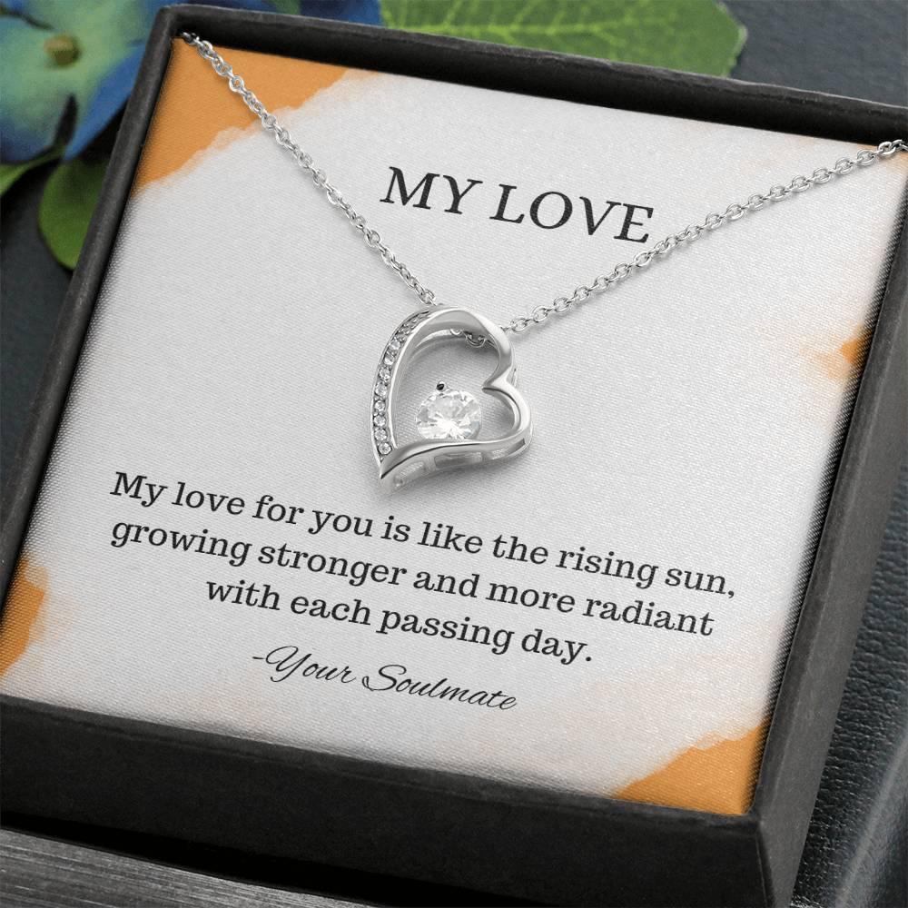 Forever Love Necklace Pendant Gift For Soulmate - Camili Bel Creations Gift Shop