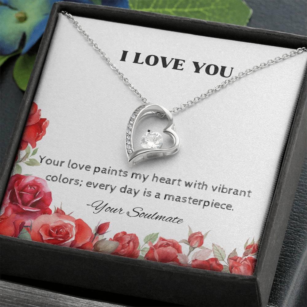 Forever Love Necklace Pendant Gift For Soulmate - Camili Bel Creations Gift Shop