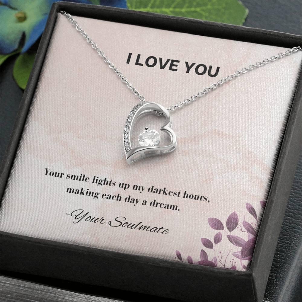 Forever Love Necklace Pendant Gift For Soulmate - Camili Bel Creations Gift Shop