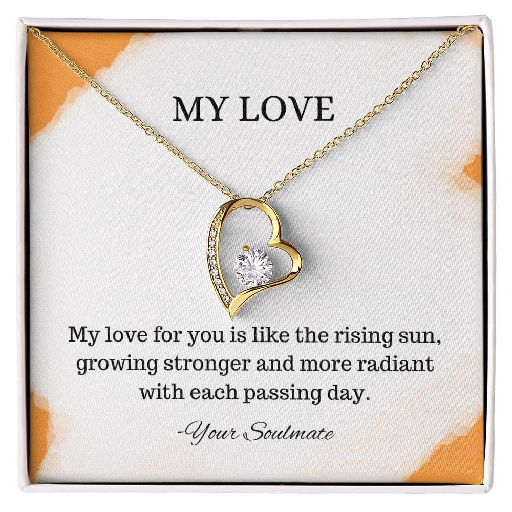 Forever Love Necklace Pendant Gift For Soulmate - Camili Bel Creations Gift Shop