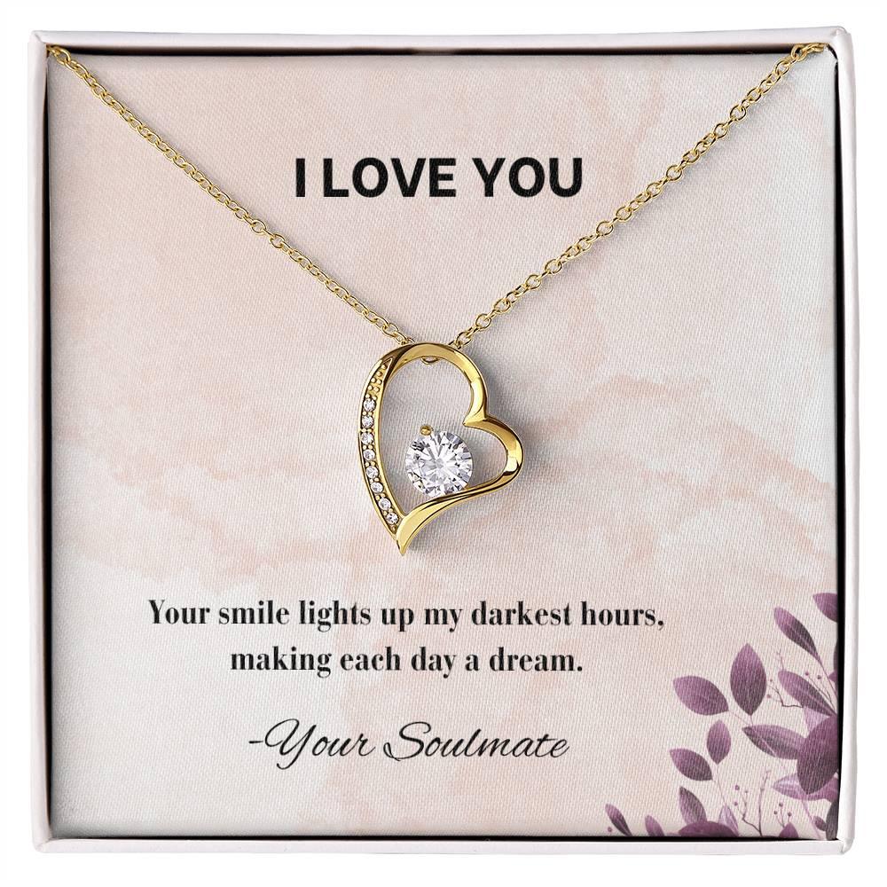 Forever Love Necklace Pendant Gift For Soulmate - Camili Bel Creations Gift Shop