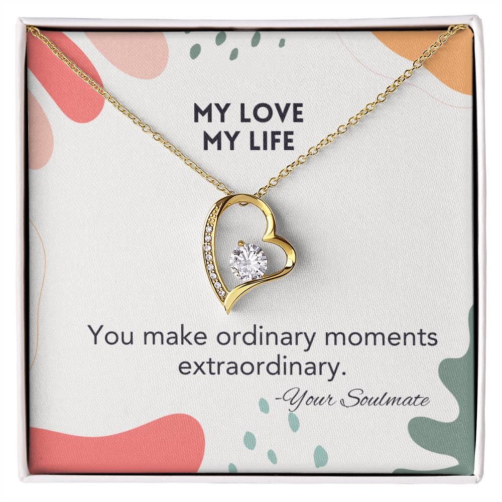 Forever Love Necklace Pendant Gift For Soulmate - Camili Bel Creations Gift Shop