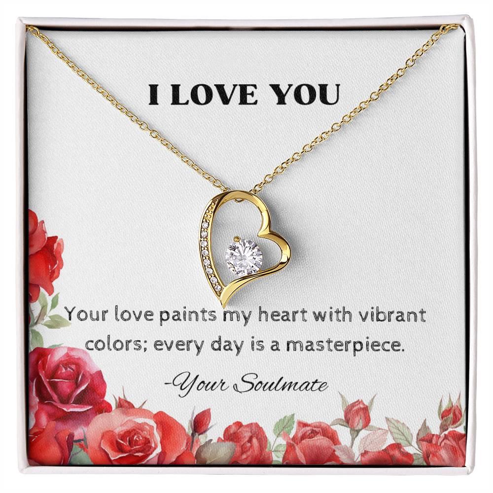 Forever Love Necklace Pendant Gift For Soulmate - Camili Bel Creations Gift Shop