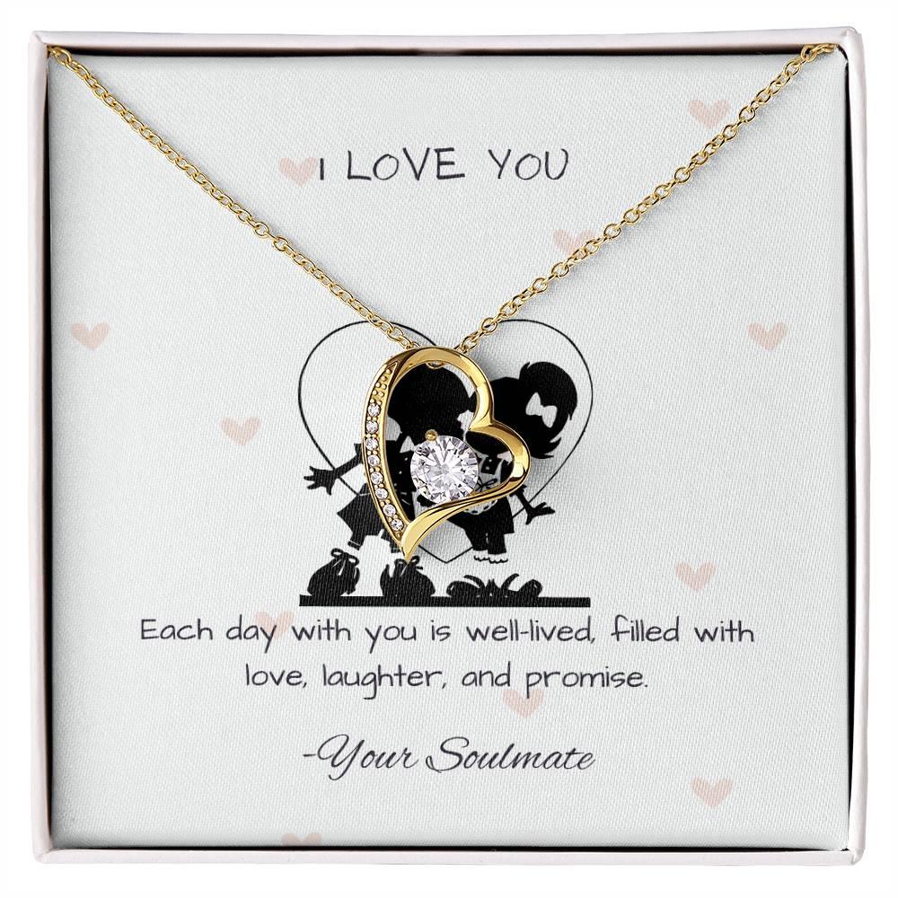 Forever Love Necklace Pendant Gift For Soulmate - Camili Bel Creations Gift Shop