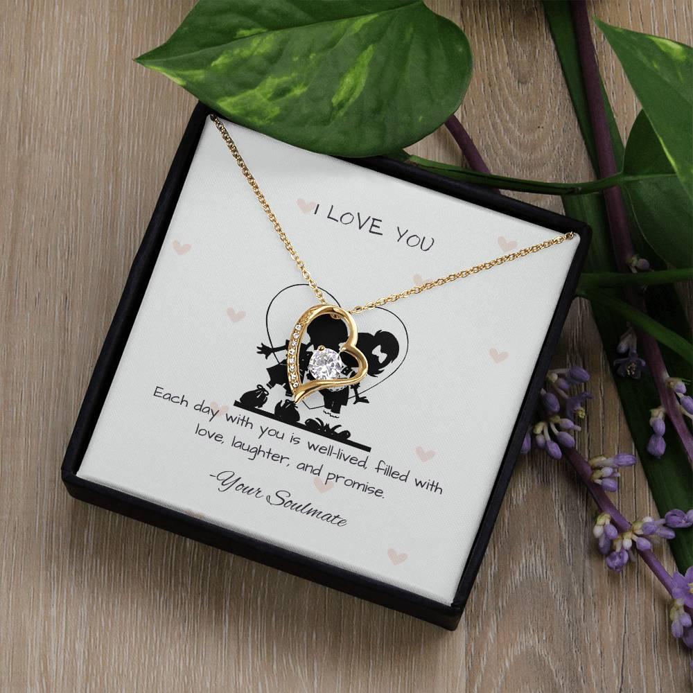 Forever Love Necklace Pendant Gift For Soulmate - Camili Bel Creations Gift Shop