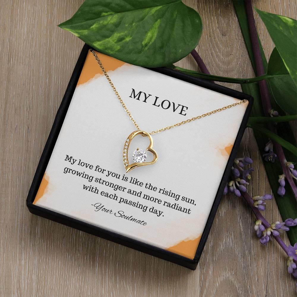 Forever Love Necklace Pendant Gift For Soulmate - Camili Bel Creations Gift Shop