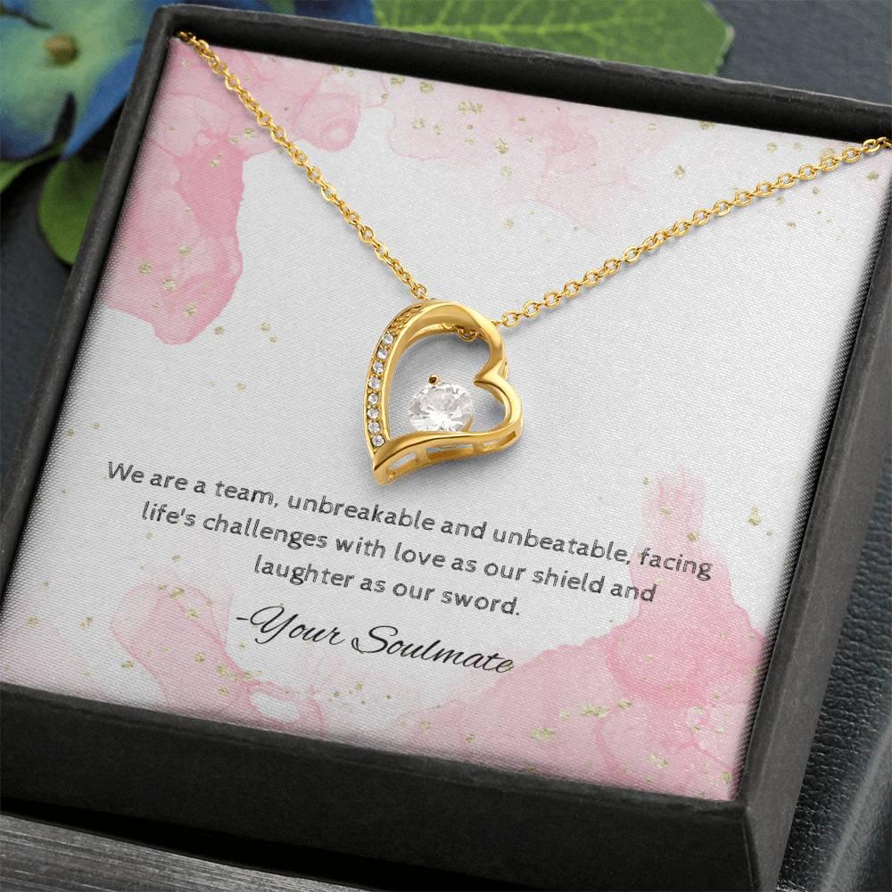 Forever Love Necklace Pendant Gift For Soulmate - Camili Bel Creations Gift Shop