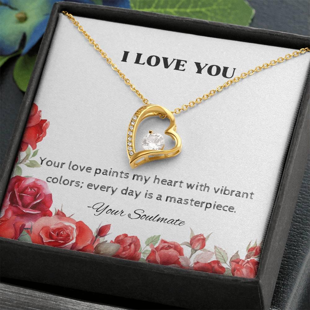 Forever Love Necklace Pendant Gift For Soulmate - Camili Bel Creations Gift Shop