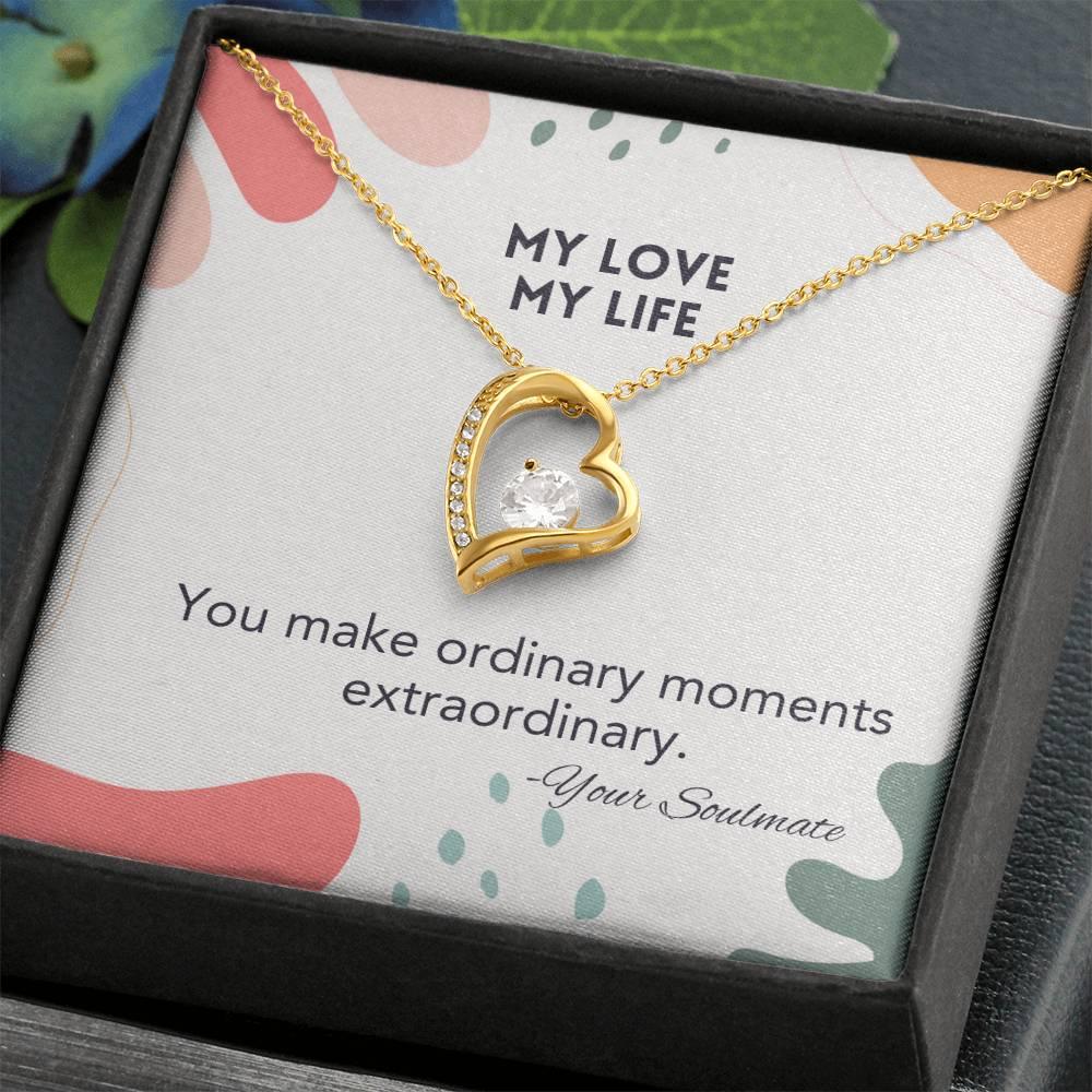 Forever Love Necklace Pendant Gift For Soulmate - Camili Bel Creations Gift Shop