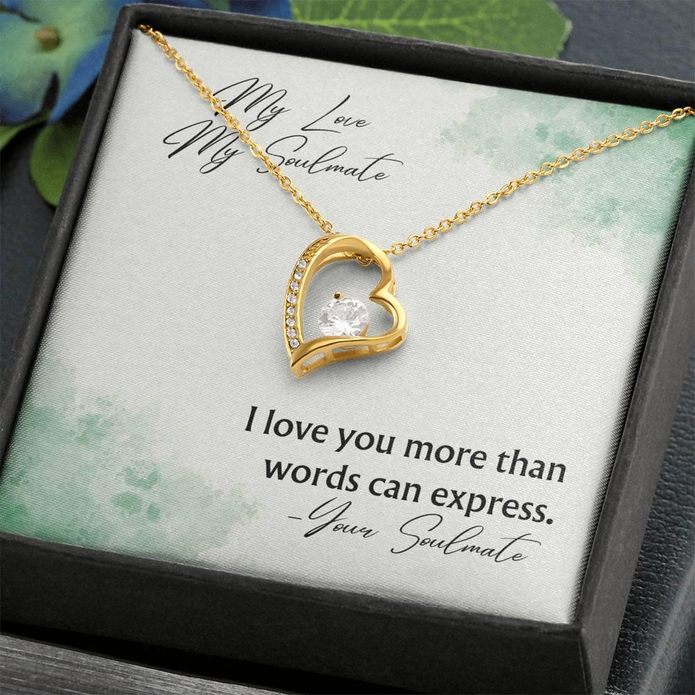 Forever Love Necklace Pendant Gift For Soulmate - Camili Bel Creations Gift Shop