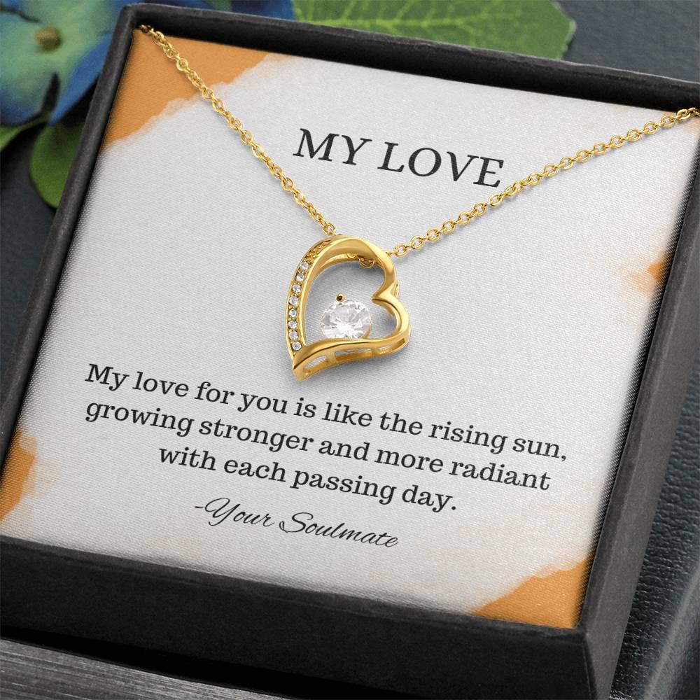 Forever Love Necklace Pendant Gift For Soulmate - Camili Bel Creations Gift Shop