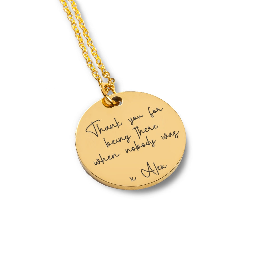 To The Best Mother - Custom Message Necklace - Camili Bel Creations Gift Shop